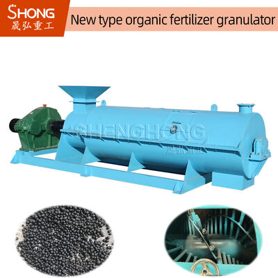 Granulador de fertilizante orgánico de estiércol de pollo de 75kw con 20%-40% de humedad y tamaño de partícula de 1-10 mm