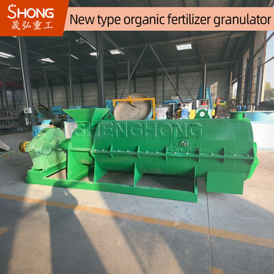 Granulador de fertilizantes para dientes de agitación con capacidad de 1-2 t/h y tasa de formación > 98% para la fabricación de pellets orgánicos