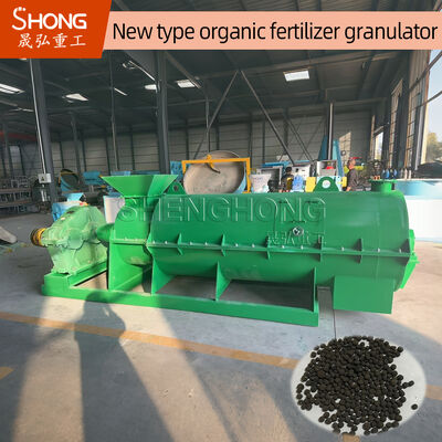 SHZ-80 Granulador de fertilizantes orgánicos con una tasa de granulación del 98% 20%-40% de humedad en los piensos y un contenido orgánico del 100%