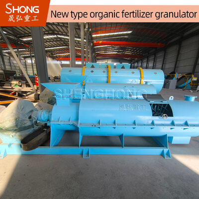 Máquina granuladora de fertilizantes orgánicos de acero al carbono de 37kw para granulación de compost de tamaño de partícula de 1-10 mm