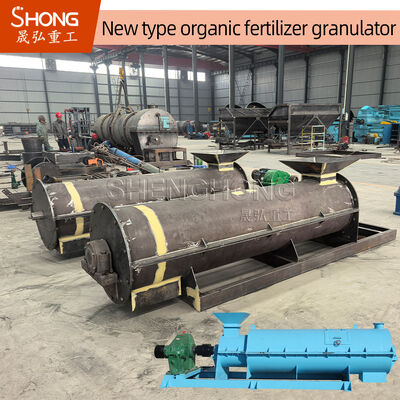 Máquina granuladora de fertilizantes orgánicos de acero al carbono con capacidad de 3-5 toneladas/hora para compost de paja con 20%-40% de humedad