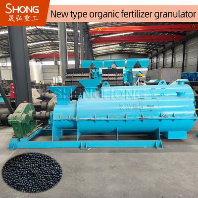 Granulador de fertilizantes orgánicos de alta capacidad para la producción de gránulos esféricos que ahorran energía