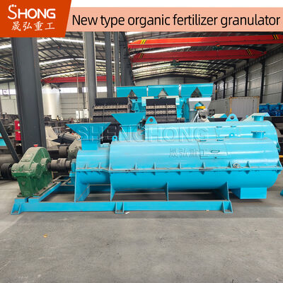 Granulador de fertilizantes orgánicos para procesamiento de estiércol con una tasa de formación de pellets del 95 %, color personalizado y potencia de 30 kW