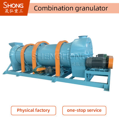 Máquina granulante de fertilizantes orgánicos de bajo consumo energético