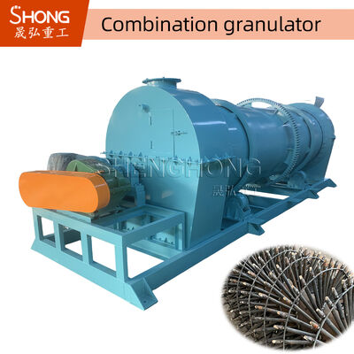 Máquina Granuladora de Fertilizantes de Acero al Carbono con Alta Tasa de Granulación del 80%-90% y Sin Necesidad de Aglutinante para la Producción de Fertilizantes Orgánicos
