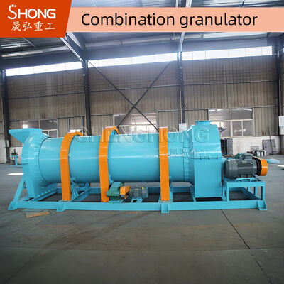 Granulador rotativo de fertilizantes orgánicos 2-20T/H