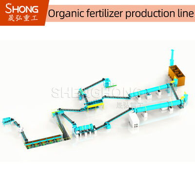 Granulador de fertilizante orgánico de estiércol de aves de corral 10t/H con alta tasa de formación de bolas y sin necesidad de aglutinante
