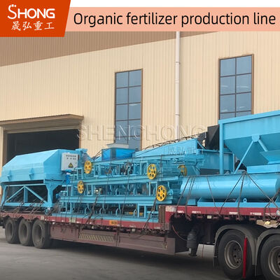 Línea de producción de fertilizantes orgánicos Máquina para hacer estiércol con una capacidad de 1 a 20 mil toneladas por año por debajo del 10% de humedad y 380V o tensión de demanda