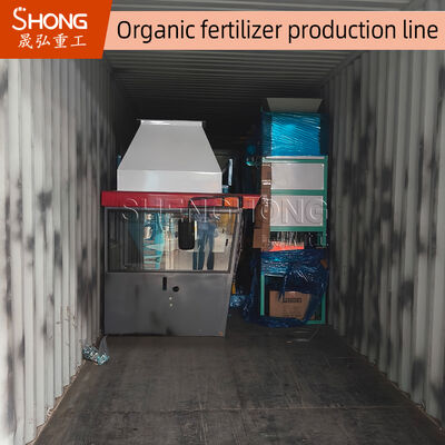 Línea de producción de fertilizantes orgánicos de alta productividad con bajo consumo de energía y tecnología de granulación por fermentación