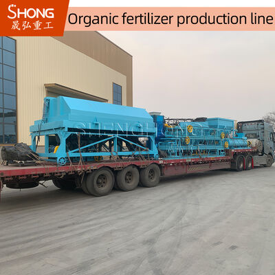 Línea de producción de fertilizantes orgánicos de 5 t/h con instalación guiada por el ingeniero y alta tasa de granulación