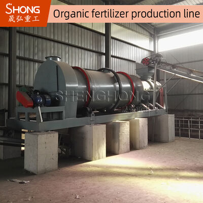 Línea de producción de fertilizantes orgánicos de 20 toneladas/hora con fermentación y granulación para la producción agrícola
