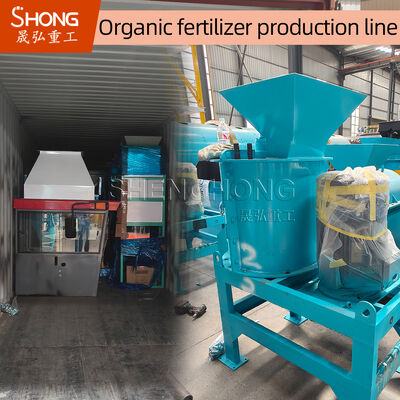 Línea de producción de fertilizantes orgánicos con una capacidad anual de 1-20 mil toneladas y menos del 10% de humedad utilizando tecnología de moldeo en un solo paso