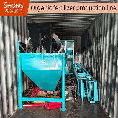 Línea de producción de fertilizantes orgánicos de bajo consumo de energía con fácil mantenimiento y capacidad de procesamiento de 1 a 20 toneladas/hora