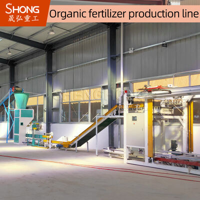 Línea de producción de fertilizantes orgánicos de estiércol de cerdo 380V Anti-enfermedad con una producción anual de 10.000-200.000 toneladas