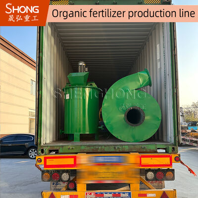 Granulador de fertilizantes de tipo húmedo de 37kw con una capacidad de producción de 5-8 t/h para la producción de fertilizantes orgánicos