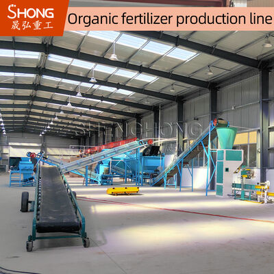 Equipo de fertilizante orgánico para la producción de gránulos de compost