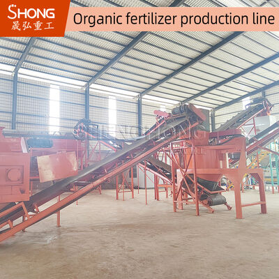 Máquina granulante de fertilizantes orgánicos 1-2T/H para la agricultura