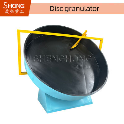 Granulador de abono orgánico de 5 mm Granulador de pelletización de disco con voltaje de 380 V y humedad de alimentación del 20% al 40%
