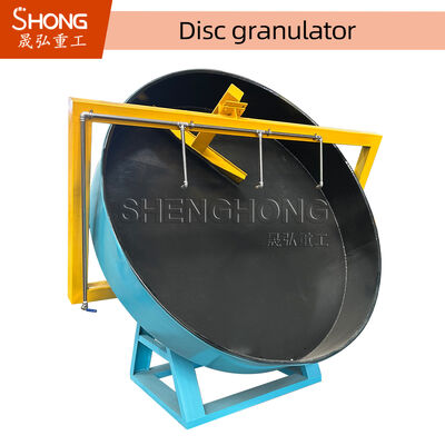Granulador de disco de acero al carbono de estructura simple para gránulos de fertilizantes en forma de bola