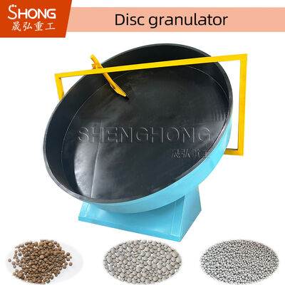 Granulador de disco Granulador de bandeja para fertilizantes orgánicos con gránulos de 3-5 mm 380V de voltaje y tasa de formación > 98%