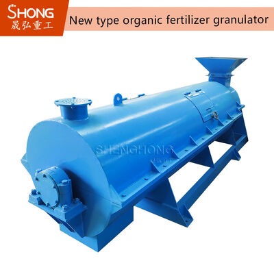 Granulador de fertilizante orgánico azul personalizado con 100% de contenido orgánico y 98% de tasa de formación