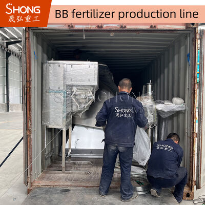Línea de producción de fertilizantes BB con capacidad de 3-8 toneladas por hora, sistema de control automatizado y características de ahorro de energía