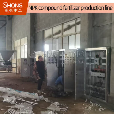 Contenido de materia orgánica ≥30% Línea de producción de fertilizantes NPK con capacidad de 1 a 2 toneladas por hora y granulación de doble rodillo