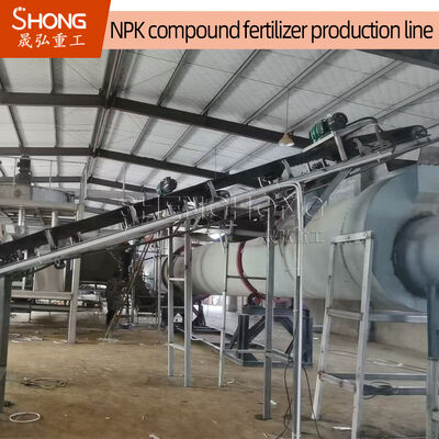 Línea de producción de fertilizantes NPK de proceso seco con capacidad de 5-100 T/H para gránulos ovalados