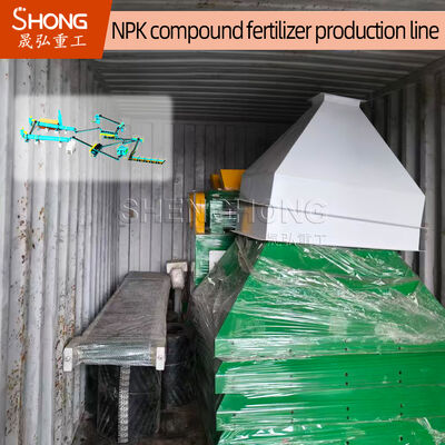 Línea automática de producción de fertilizantes orgánicos con tasa de granulación >98% y granulador de sal de potasio con capacidad de 1-10t/h
