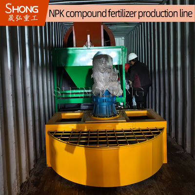 Línea de producción de fertilizantes NPK de extrusión de doble rodillo de 3-4 toneladas por hora con potencia de 22kw para gránulos de forma ovalada