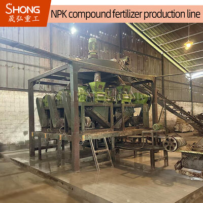 Línea de producción de fertilizantes NPK de alta tasa de granulación con control completo del PLC y bajo consumo de energía