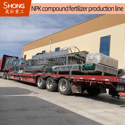 Línea de producción de fertilizantes NPK en polvo químico de capacidad de 5t/h con granulador de extrusión de doble rodillo
