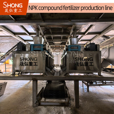 Línea de producción de fertilizantes compuestos NPK de 6-8 t/h Capacidad