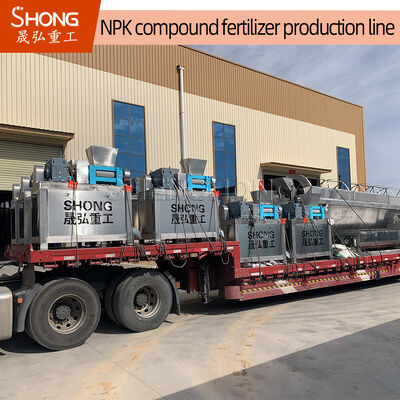 Línea de producción de fertilizantes NPK con voltaje de demanda serie SDZ de 8-10 TON/H para granulación de fertilizantes compuestos