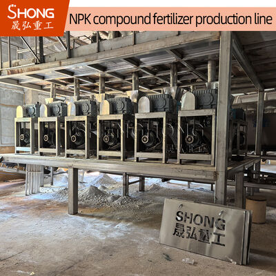 Línea de producción de fertilizantes compuestos de urea controlados por PLC para planta de fabricación de gránulos de 2 mm