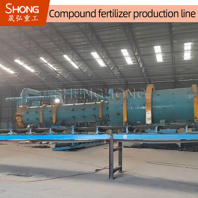 Máquina granulante de tambor rotativo de acero al carbono con una relación de granulación del 70% y resistente a la corrosión para la producción de fertilizantes