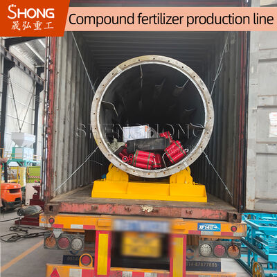 Línea de producción de fertilizantes NPK con gránulos ovalados redondos de tamaño granular de 2-4 mm y contenido de nutrientes ≥90%