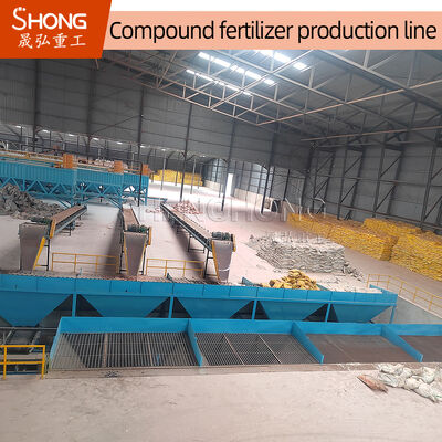 Línea de producción de fertilizantes NPK de proceso seco con tamaño granular de 2 mm y nitrato de amonio