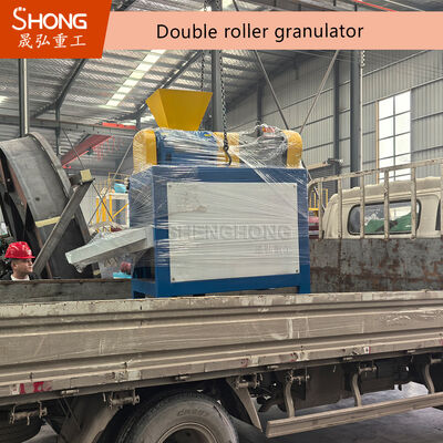 Granulador de extrusión de doble rodillo para fertilizantes compuestos sin proceso de secado Carcasa del rodillo de alta resistencia al desgaste y tasa de rendimiento optimizada