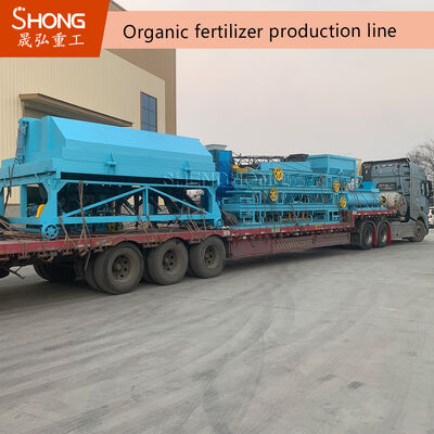 Línea de producción de fertilizantes orgánicos con bajo consumo de energía, capacidad de procesamiento de 1 a 20 toneladas/hora y tecnología de mezcla y agitación