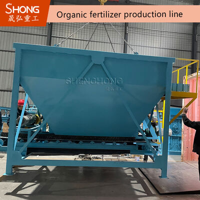 Línea de producción de fertilizantes orgánicos de 15kw para 1-20 mil toneladas por año con menos del 10% de humedad