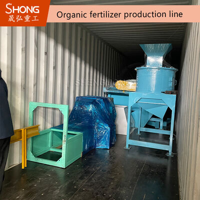Línea de producción de fertilizantes orgánicos certificada ISO con capacidad de 10-12 t/h y tasa de granulación > 98%
