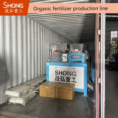 Línea de producción de fertilizantes orgánicos de 10 t/h de capacidad con una tasa de granulación > 98% utilizando tecnología de moldeo en un solo paso