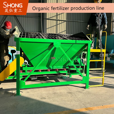 Línea de producción de fertilizantes orgánicos con peletizadora con tecnología Click para mezcla y secado por lotes de 1 a 20 mil toneladas por año