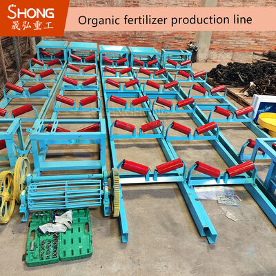 Línea de producción de fertilizantes orgánicos de estiércol de aves de corral de 10 t/h con una tasa de granulación > 98% para el reciclaje de residuos