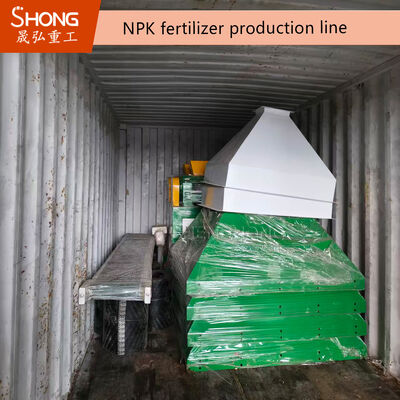 Full Auto PLC Control High Granulation Rate Fertilizer Granulator Line for Automatic Weighing and Bagging
