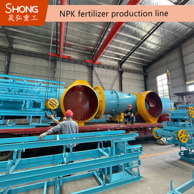 Línea de producción de fertilizantes NPK con tecnología de granulación seca y alta tasa de moldeo único para cero emisiones de residuos