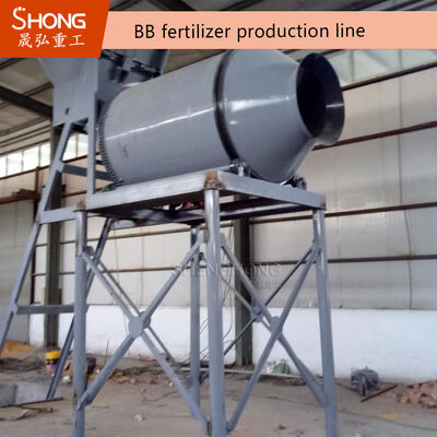 Línea de producción de fertilizantes BB con capacidad de mezcla de 500 kg, voltaje personalizado de 380 V y tecnología de mezcla en tambor para una mezcla eficiente de fertilizantes