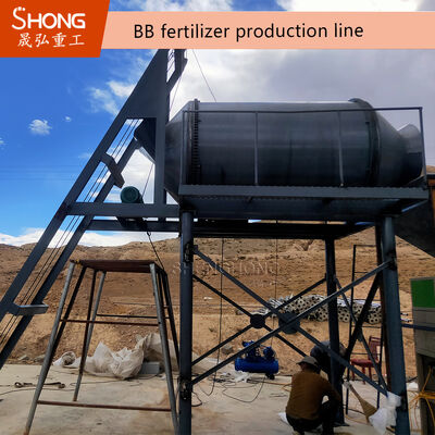 Granulador de fertilizante personalizable con capacidad de 1-10t/h y potencia de 15-30KW para línea de producción de fertilizantes BB
