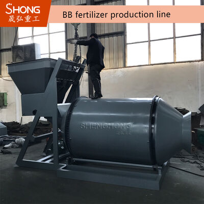Línea de producción de fertilizantes BB con capacidad de 1-20 t/h, potencia de 15-30 kW y granulador de voltaje personalizado